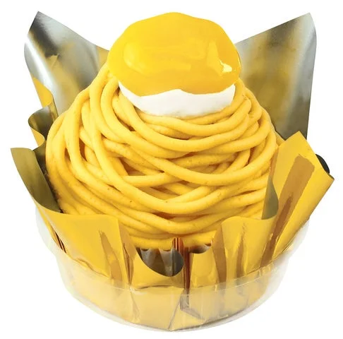 不二家のマロンモンブランの全体像