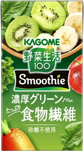 野菜生活100 Smoothie 濃厚グリーンmixのパッケージ正面。
