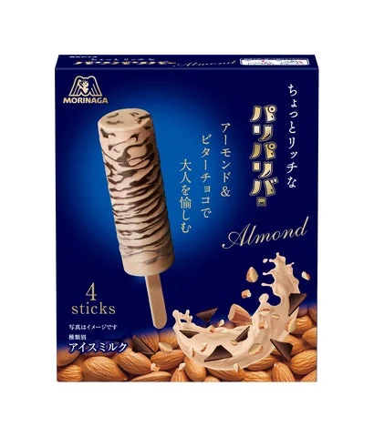 ちょっとリッチなパリパリバー＜アーモンド＞の4本入りパッケージ