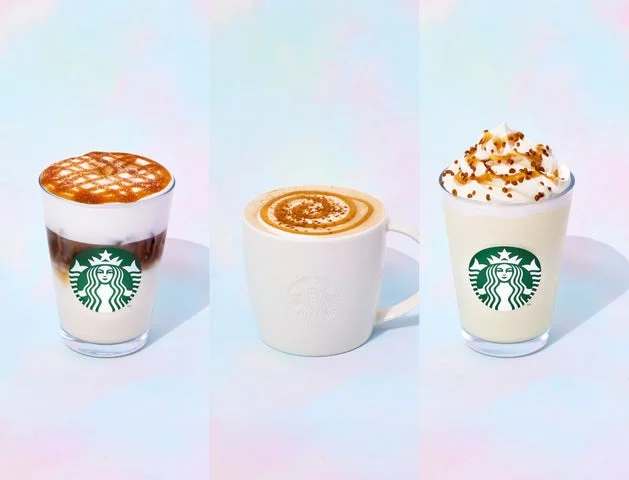 カスタマイズされたスターバックスのビバレッジ3種