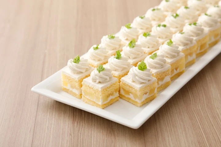 蜜芋と林檎のショートケーキ