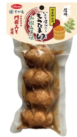 「いちど食べたらもうたま卵 山椒みそ味」のパッケージ単体