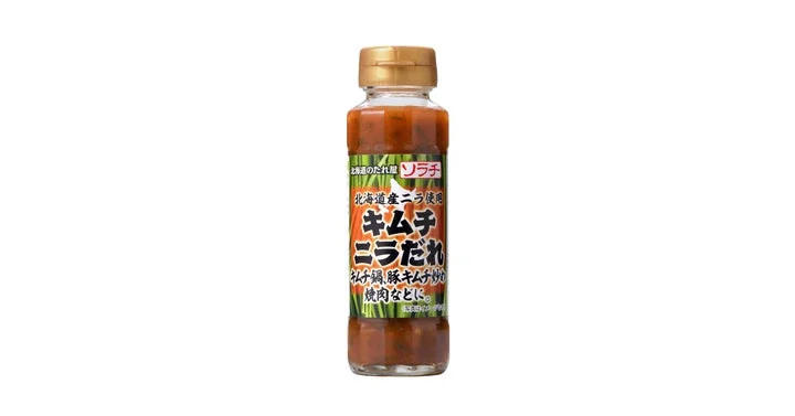 北海道産ニラ使用キムチニラだれのボトル商品