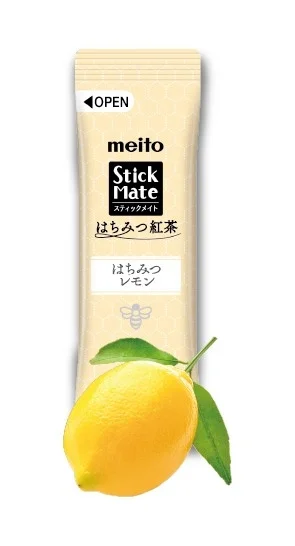 スティックメイト はちみつレモン味のスティックとレモン