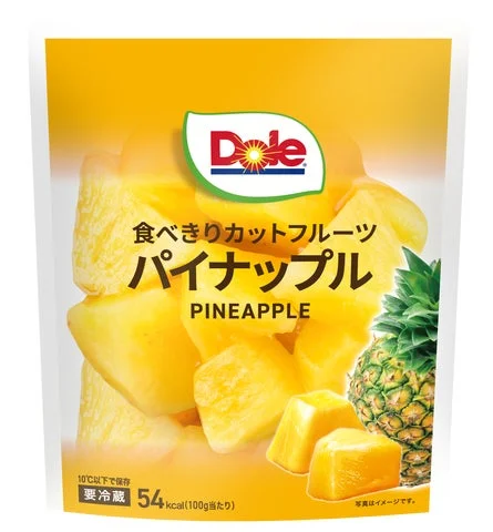 Dole 食べきりカットフルーツ パイナップルのパッケージ