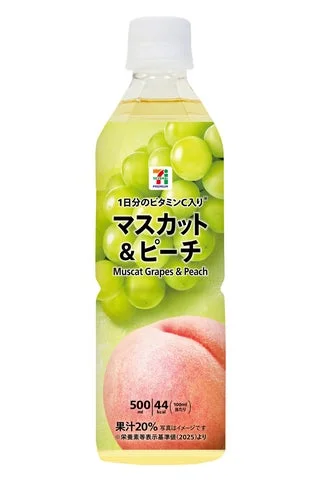 セブンプレミアム マスカット&ピーチのペットボトル商品単体