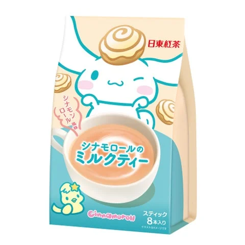 シナモロールのミルクティーのパッケージ
