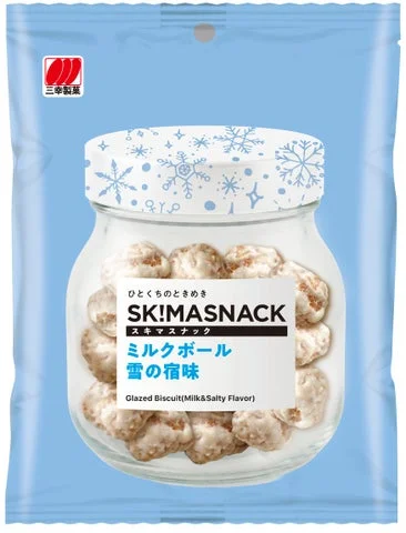 SK!MASNACK ミルクボール 雪の宿味のパッケージ