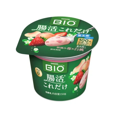 「腸活これだけ 朝摘み苺＆白桃」の製品パッケージ