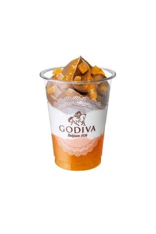 ダークチョコレート せとか オランジェ ソフトクリームの製品単体画像