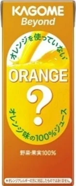 「Beyond オレンジを使っていないオレンジ味の100％ジュース」の紙パック商品画像