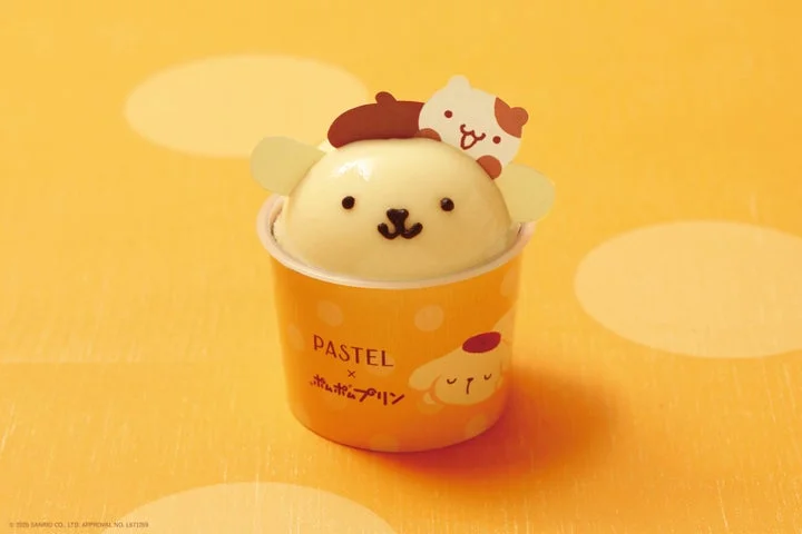 ポムポムプリンとマフィンがのったコラボプリン1個