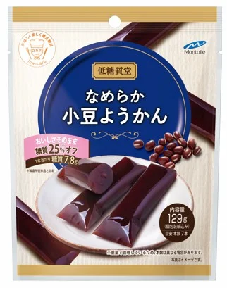 低糖質堂「なめらか小豆ようかん」のパッケージ