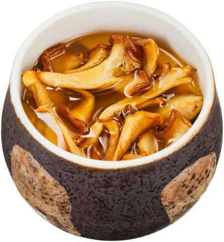 まいたけとかつお出汁餡の茶碗蒸し