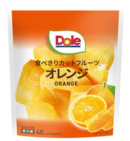 Dole 食べきりカットフルーツ オレンジのパッケージ