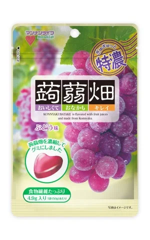 ぎゅぎゅっと特濃蒟蒻畑(ぶどう味)のパッケージ単体