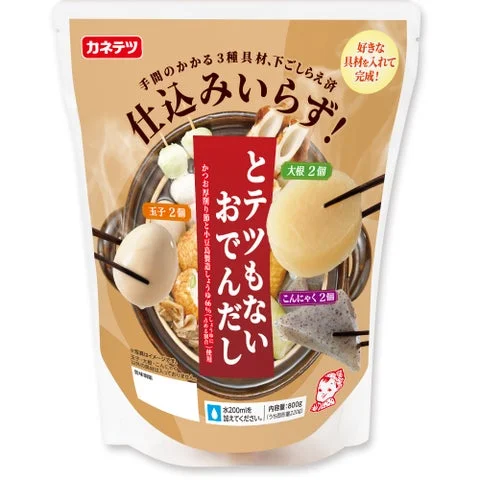 とテツもない おでんだしの商品パッケージ単体
