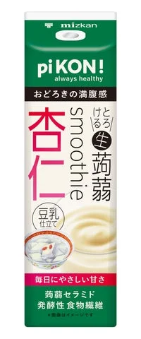 「pi KON! とろける生蒟蒻スムージー 杏仁」の製品パッケージ
