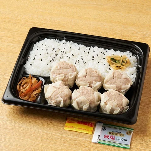 肉シュウマイが6個入った「ジューシー肉シュウマイ弁当」