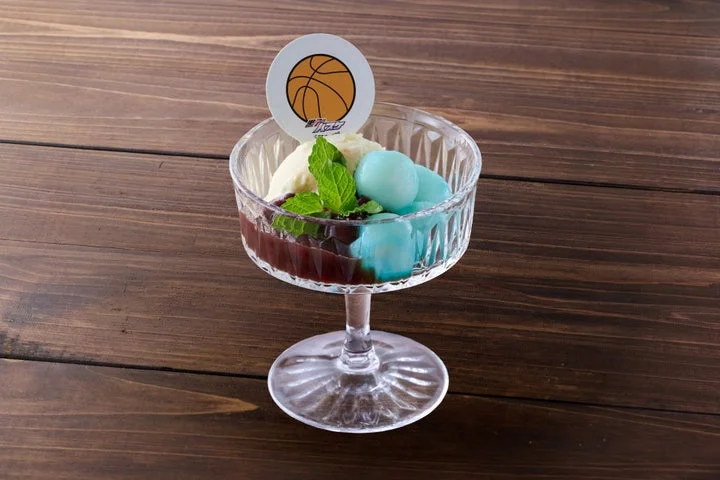 黒子のバスケコラボカフェの白玉バニラアイス