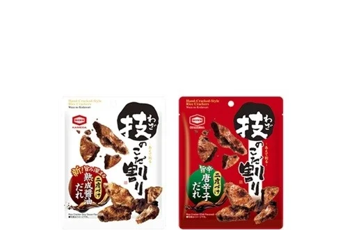 40g 技のこだ割り、40g 技のこだ割り 旨辛唐辛子のパッケージ