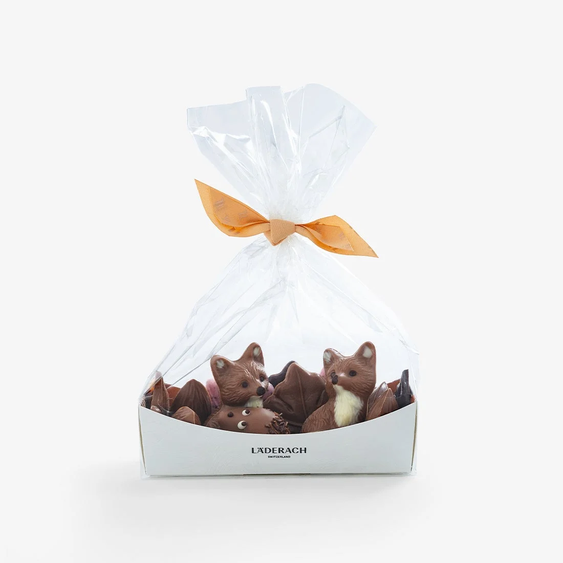 フォックス チョコレート バスケットのキツネ型チョコレート