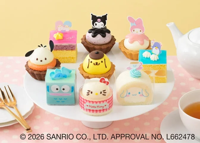 サンリオキャラクターズのプチケーキ9個の詰め合わせ