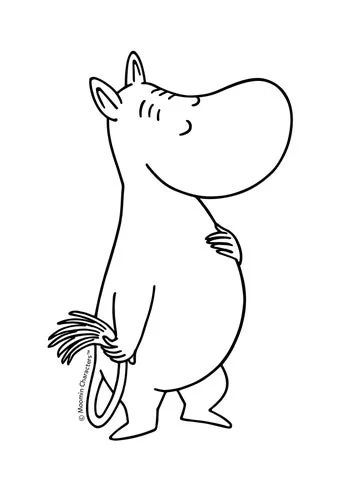 ムーミンのキャラクターイラスト