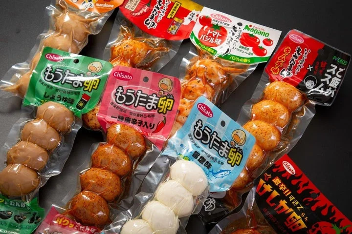 「いちど食べたらもうたま卵」シリーズの多種多様なフレーバー商品群