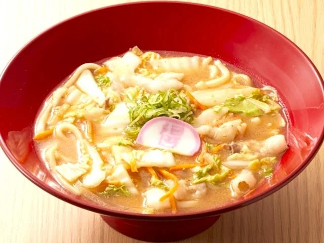豚菜麺の調理例