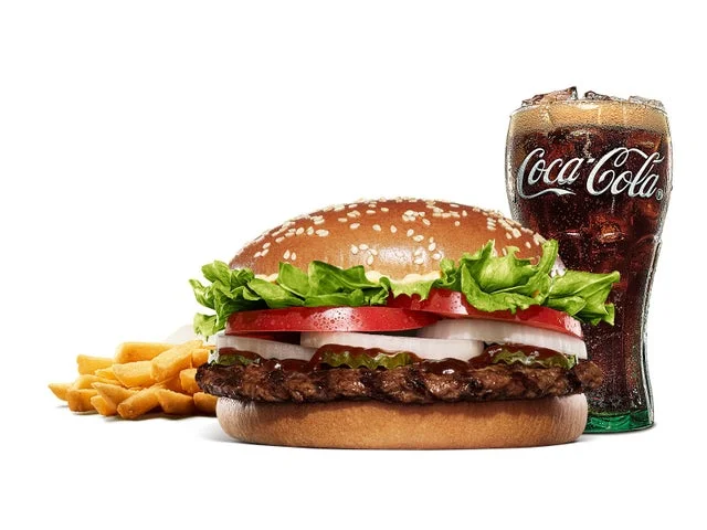 スモーキーBBQワッパーセット（ハンバーガー、フレンチフライ、ドリンク）