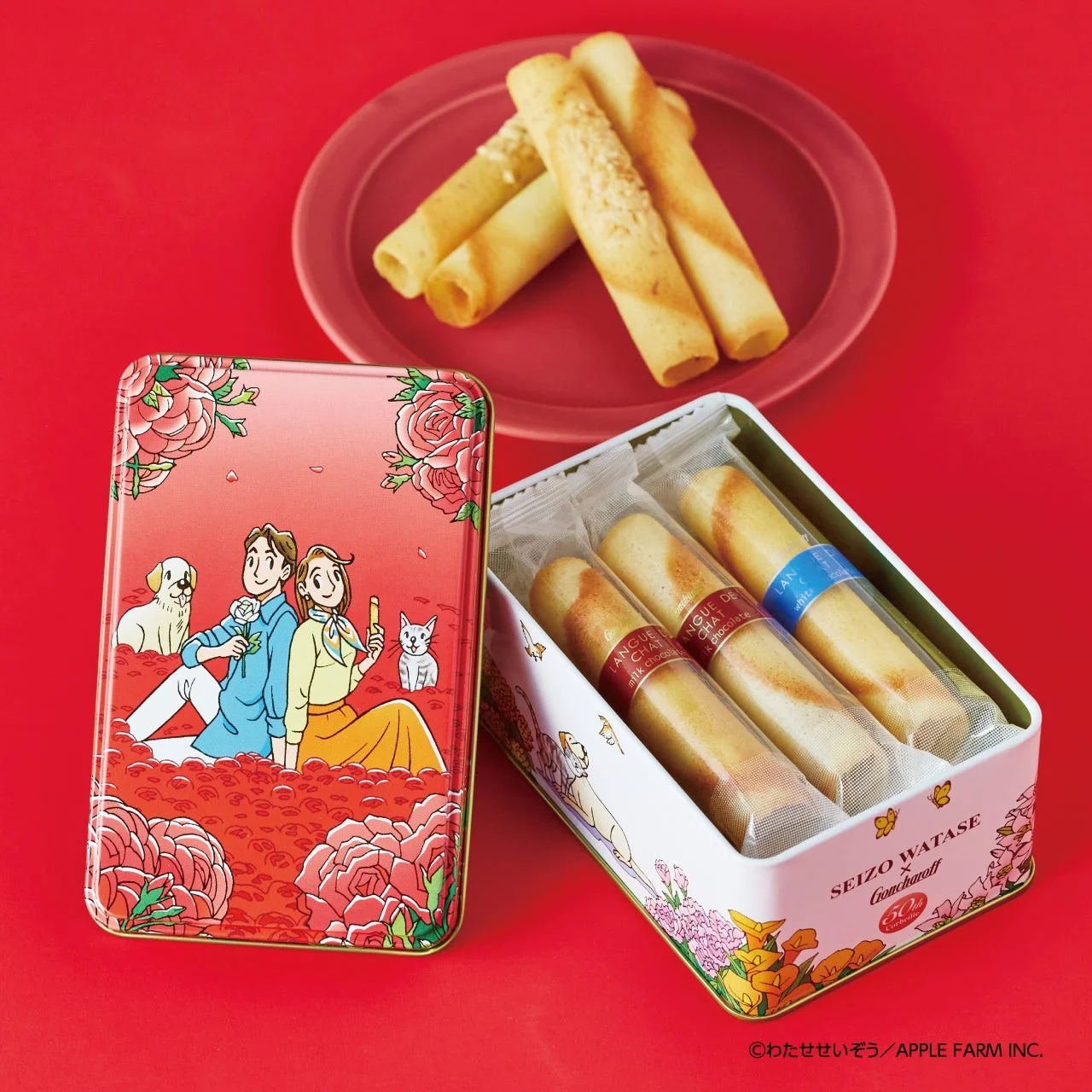 わたせせいぞう コルベイユ缶と中身のコルベイユ