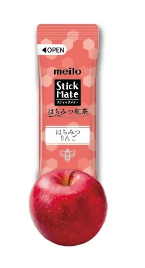 スティックメイト はちみつりんご味のスティックとりんご