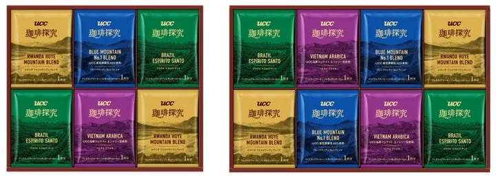 ギフト限定の産地ブレンドコーヒーの詰め合わせ