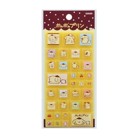 ポムポムプリンがデザインされたタイルシール