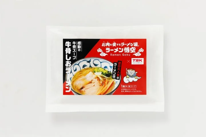 ラーメン悟空牛骨しおラーメンの1食パッケージ