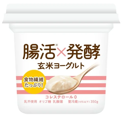 腸活×発酵 玄米ヨーグルト 350gの製品パッケージ