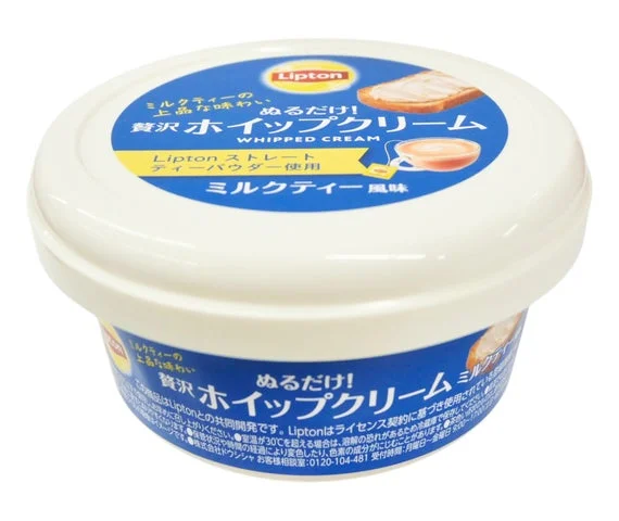 Liptonぬるだけ!贅沢ホイップクリームのミルクティー風味の容器