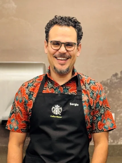 エスプレッソロースト解説のセルジオ アルバレス氏
