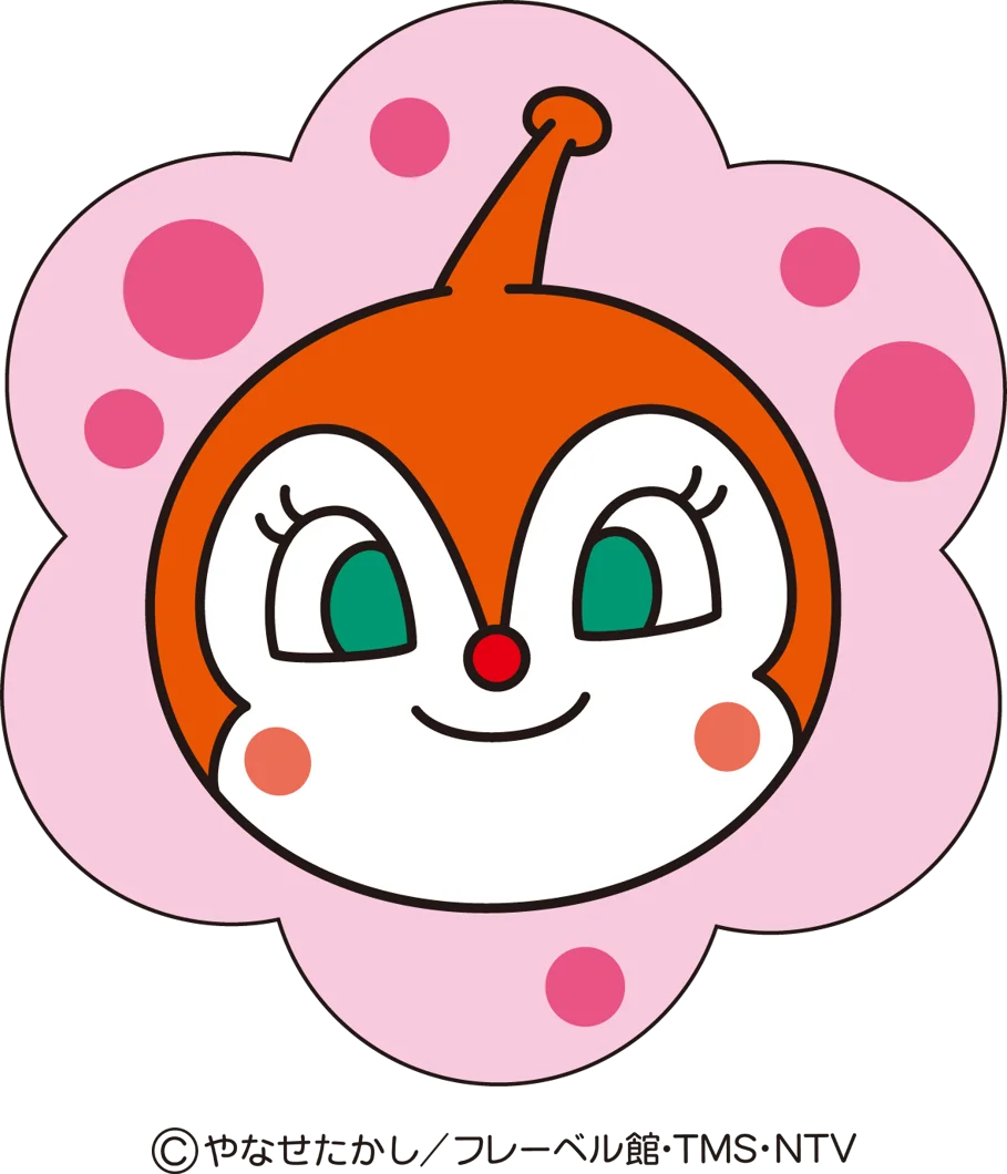 ハッピーフレンズ ドキンちゃんのドキンちゃん顔イラスト