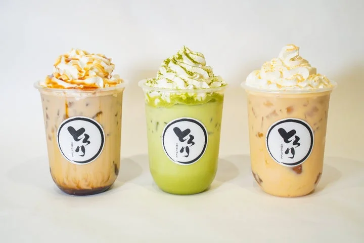 3種類のフレーバーの飲むわらびもち