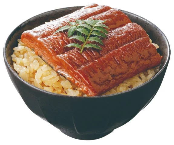 お椀に盛られた「ほぼうなぎ飯」の炊き込みご飯