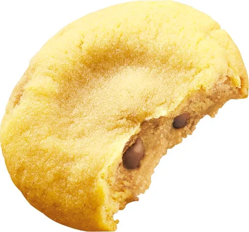 カントリーマアム（プリン味）のクッキーの断面