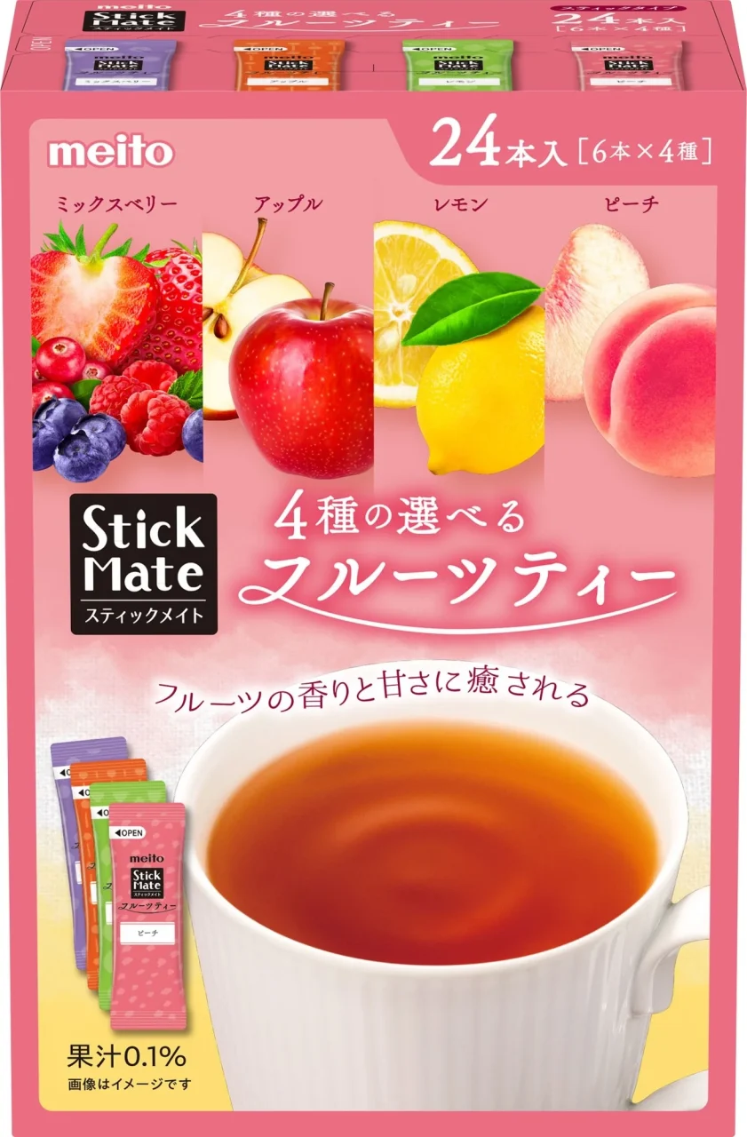 スティックメイト フルーツティーアソートのパッケージ