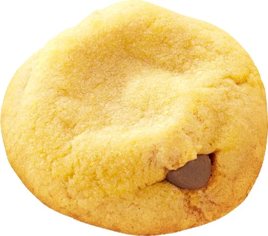 カントリーマアム（プリン味）のクッキーのアップ