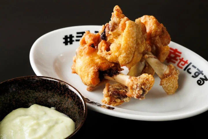 チューリップ唐揚げ わさびマヨ