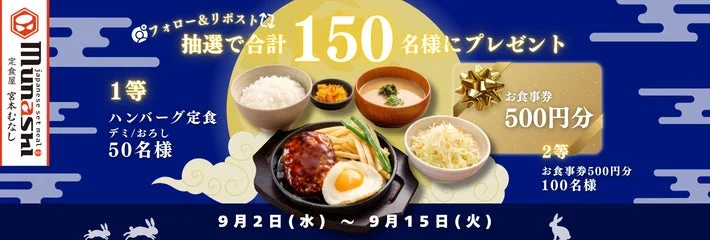 Xフォロー＆リポストキャンペーンの告知バナー