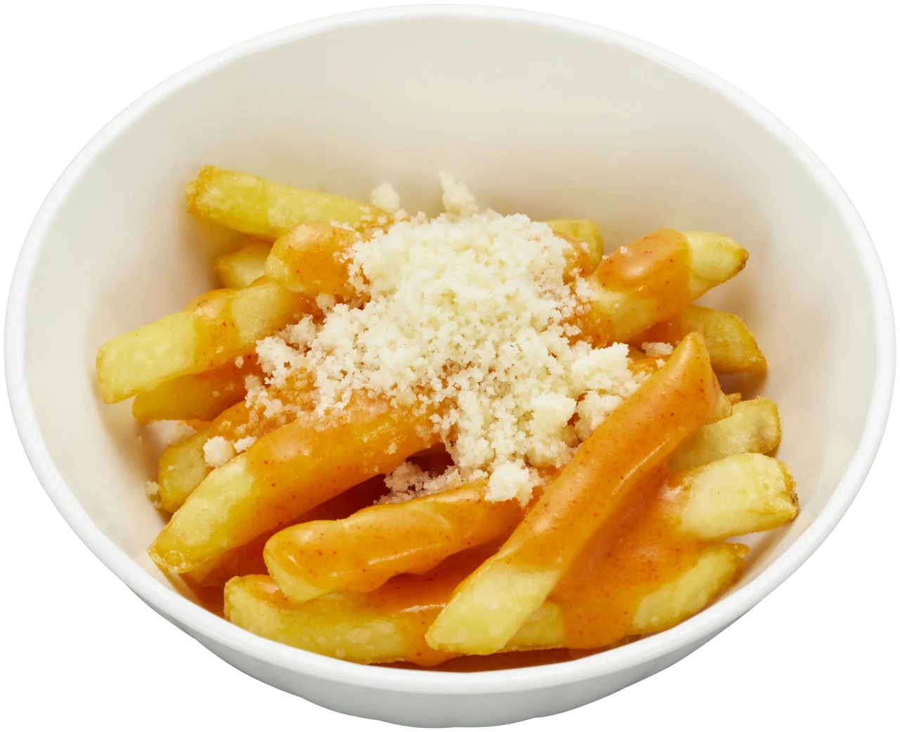 李朝園監修 まろやか辛！フライドポテト～ロゼソース～のフライドポテトとソース