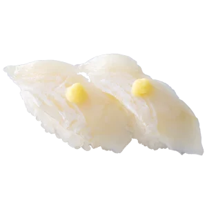 あぶらかれいの握り寿司2貫