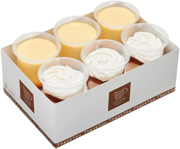 プリンとみたらし団子ホイップのセット箱
